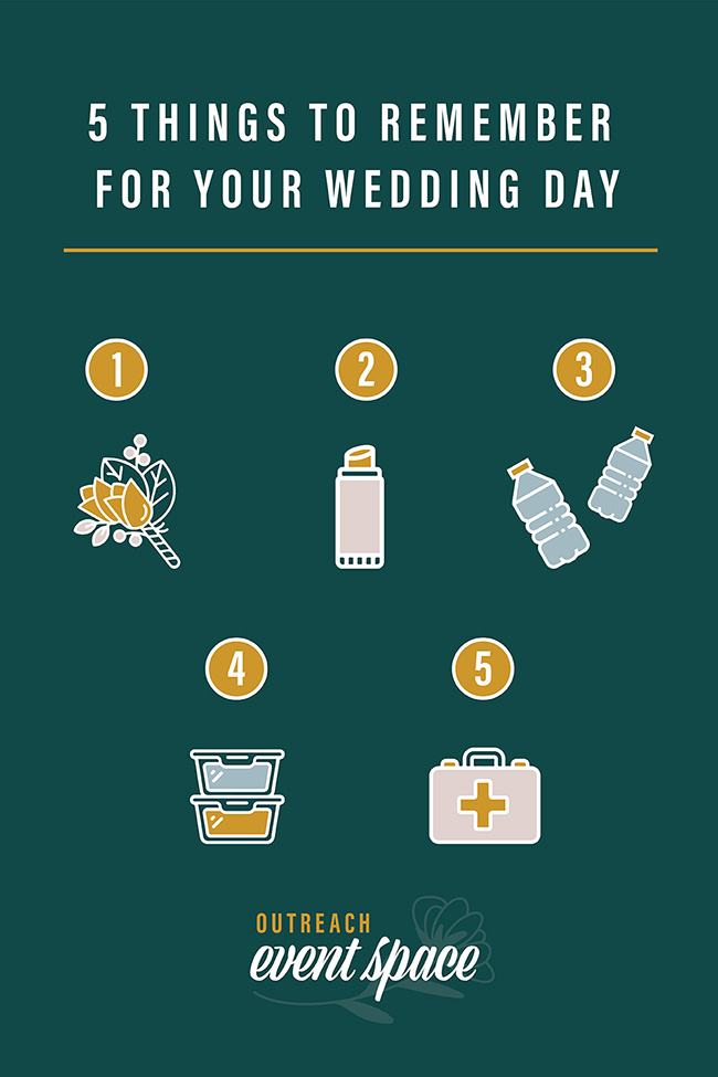 5 Things to Remember for Your Wedding Day